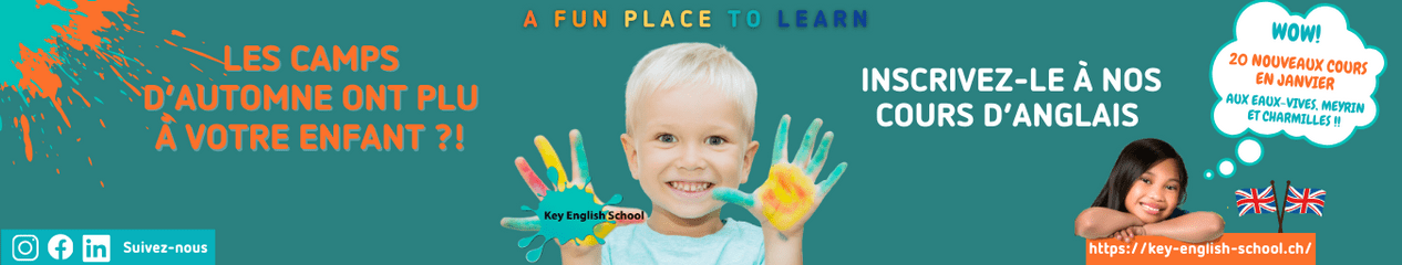 De nouveaux cours d'anglais pour enfants en janvier 2024