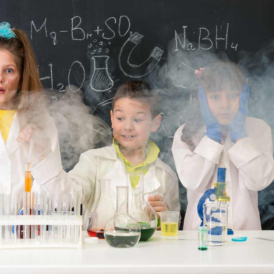 Atelier de chimie enfants février 2024 Geneve