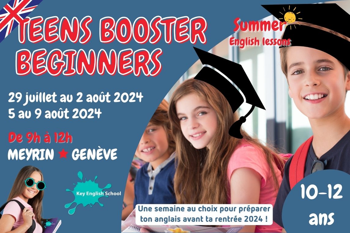 Affiche du camps "Teens Booster Beginners" été